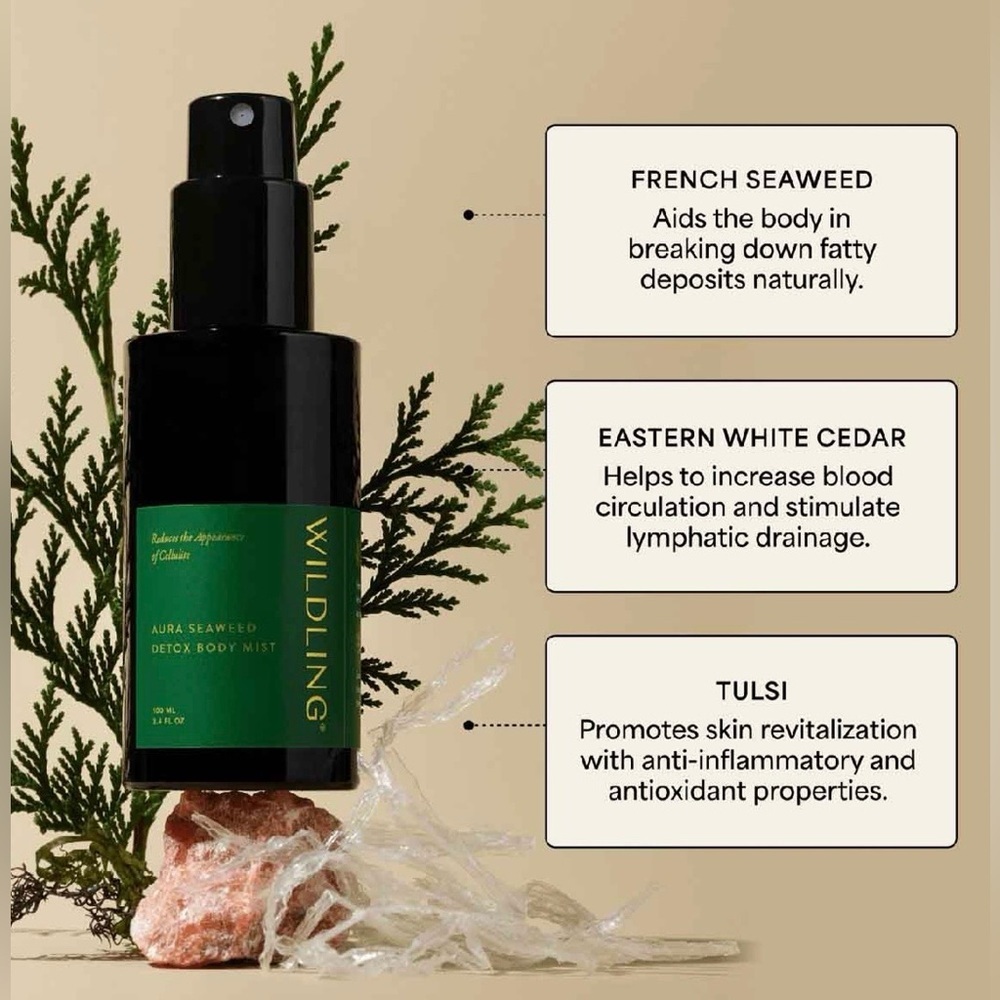🎸Wildling🎸🔥NWT🔥Aura Seaweed Detox Body Mist